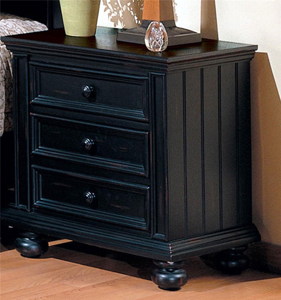 Winners Only Cape Cod 3 Drawer Nightstand Conlin's Furniture